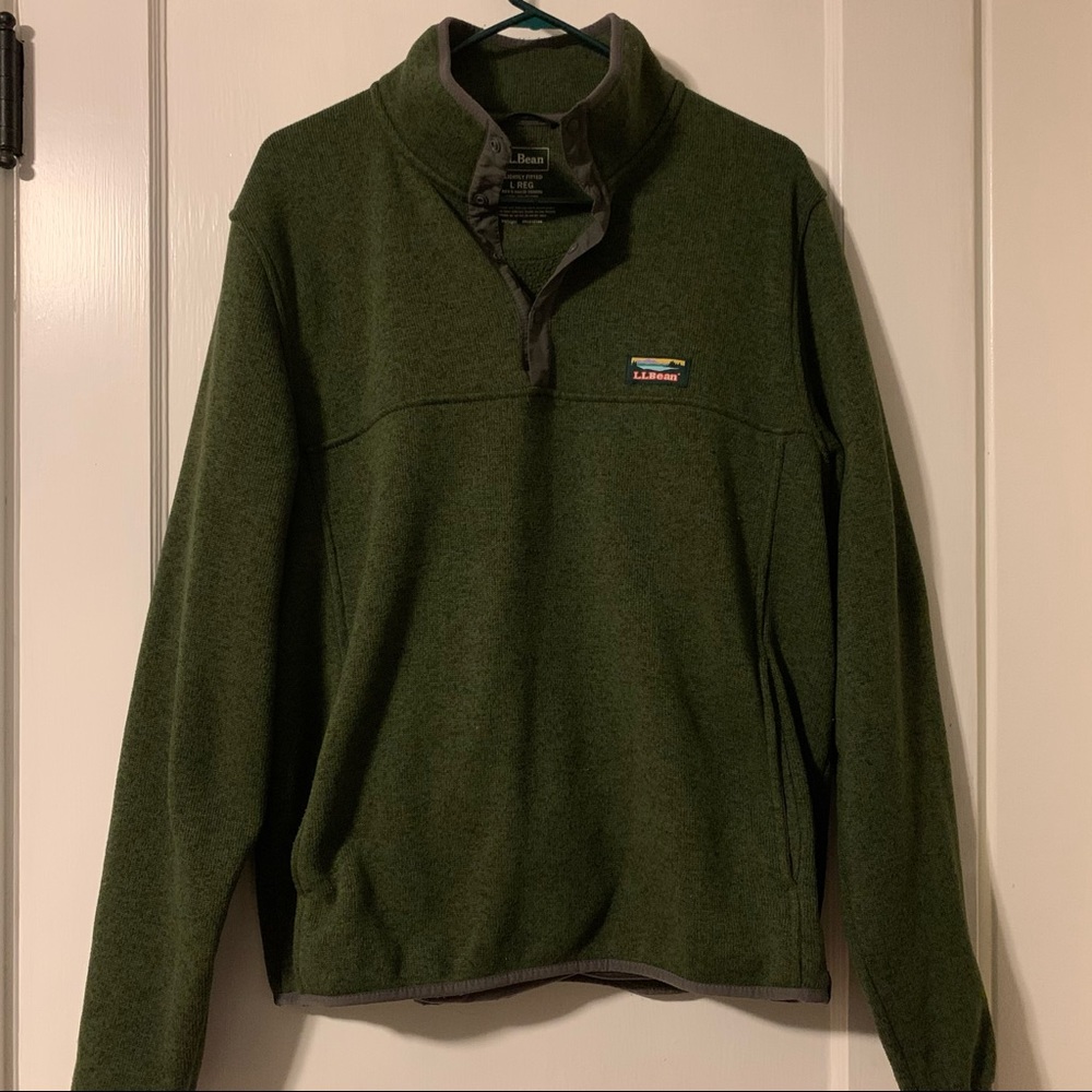 LLBean Quarter Snap Sweatshirt